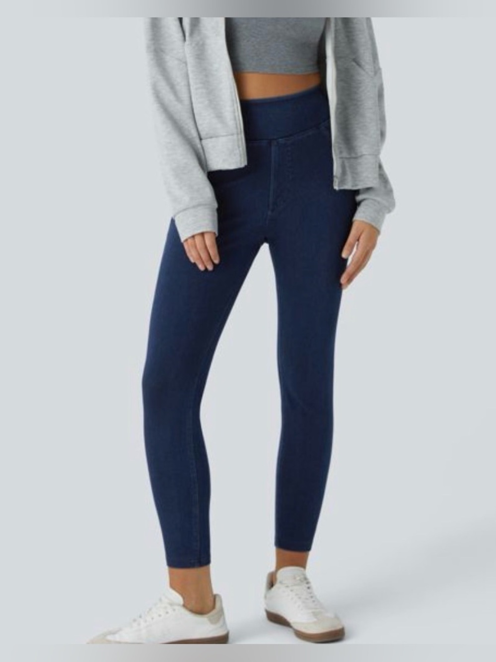 Halara Flex High Waisted Pocket Denim Casual Leggings